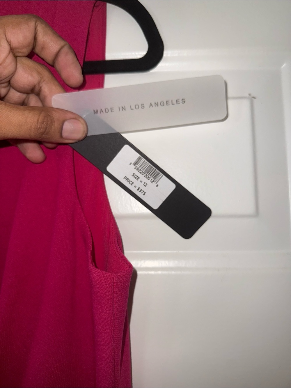 Black Halo Fuchsia Sleeveless Sheath Dress - Picture 4 of 6